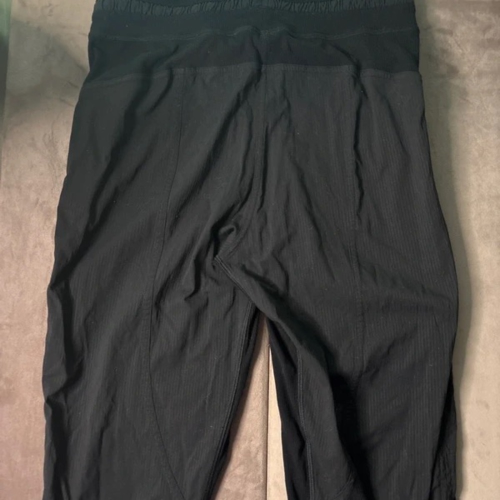 Black Drawstring Active Trousers for Women - Picture 4 of 4